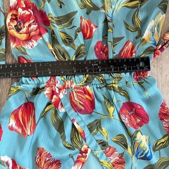 VICI Floral Print Long Sleeve Maxi Dress with belt as seen on Real Housewives XS - Picture 14 of 16